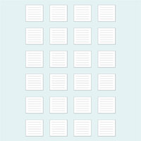 Scrapbook.com - Simple Scrapbooks - Cards - 2x2 Journaling Cards - 24 pack