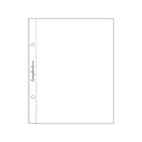 Project Life 6x8 PHOTO POCKET PAGES DESIGN 1 Scrapbooking 12/Pack 