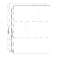  8x12 Page Protectors - Four Vertical 4x6 Pockets