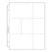 Scrapbook.com - 9x12 Page Protectors - Two 4x6 Five 3x4 Pockets - 10 Pack