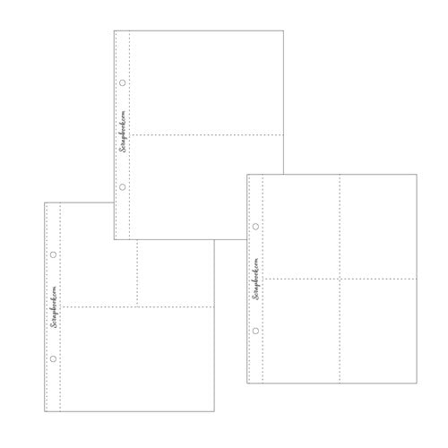 Scrapbook.com - 6x8 Page Protectors - Pocket Variety 2 - 30 Pack