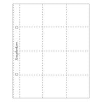 Scrapbook.com - 6x8 Page Protectors - Twelve 2x2 Square Pockets - 10 Pack