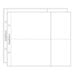 Scrapbook.com - 6x8 Page Protectors - Panoramic - Two 4x6 Two 3x4 Pockets - 20 Pack