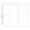 Scrapbook.com - 9x12 Page Protectors - Panoramic Fold-out - Four 4x6 Three 4x6 Pockets - 20 Pack