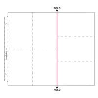 Scrapbook.com - 9x12 Page Protectors - Panoramic Fold-out - Four 4x6 Three 4x6 Pockets - 10 Pack