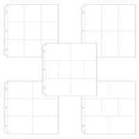 Scrapbook.com - Universal 12x12 Pocket Page Protectors - 50 pack - Variety Pack 2