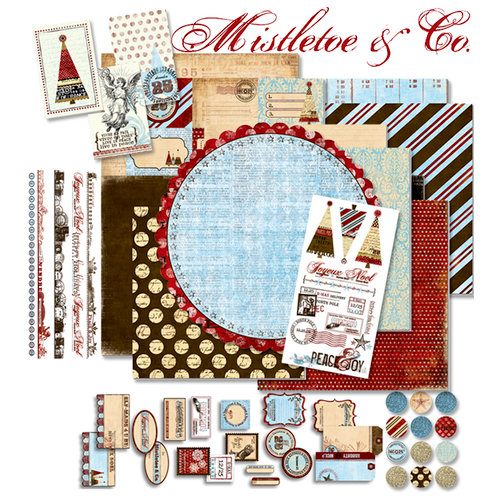 Pink Paislee - Mistletoe and Co. Collection Kit, CLEARANCE