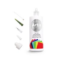 image of Scrapbook.com - Artis Craft Glue - Perfect for Paper - Precision Tips and No Clog Pin Bundle - 4 fl oz