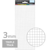 Scrapbook.com - Double Sided Adhesive Foam Squares - 3mm Thickness - Small Squares