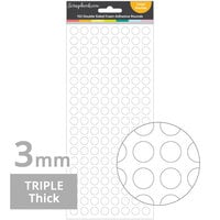 Scrapbook.com - Double Sided Adhesive Foam Rounds - 3mm Thickness - Large Rounds