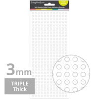 Scrapbook.com - Double Sided Adhesive Foam Rounds - 3mm Thickness - Small Rounds