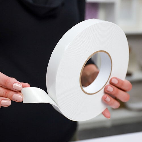 Scrapbook Adhesives Foam Tape - White - 1/2 inch x 108 feet - BIG ROLL