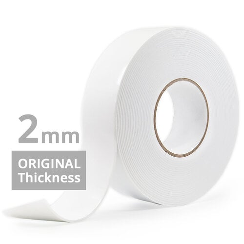 2 Rolls Strong Double Sided Adhesive Super Sticky Foam Tape Craft Strong  Glue