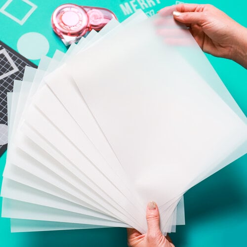 Extra Thick Vellum Paper Oplymio 220GSM 8.5 x 11 inches Printable Vellum  Paper for Scrapbook Ink