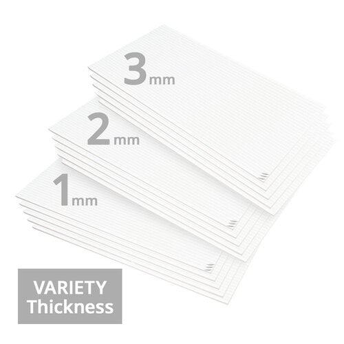 Adhesive Foam Strips Combo Pack - 1mm, 2mm, 3mm