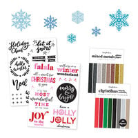 Scrapbook.com - Card Making Kit - Silver and Gold Holiday Bundle