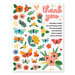 Scrapbook.com - Joyful Flowers - Rub-On Transfers - 6x8 - 2 Sheets