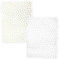 Scrapbook.com - Confetti Hearts - Metallic Rub-On Transfers - 6x8 - 2 Sheets