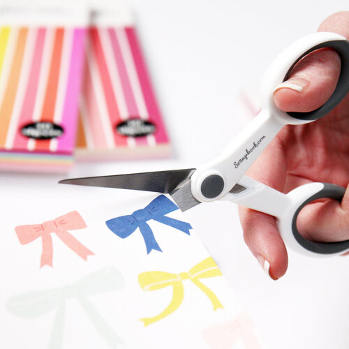 Acrylic Scissors Clear Rainbow Stylish Crafting Scissors Sharp Blade  Stainless