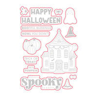Scrapbook.com - Decorative Die Set - Spooky
