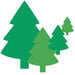 Scrapbook.com - Decorative Die Set - Nested Fir Trees