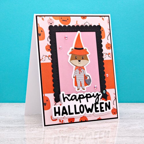 Decorative Die Set - Nested Stitched Scallop Frame - Scrapbook.com