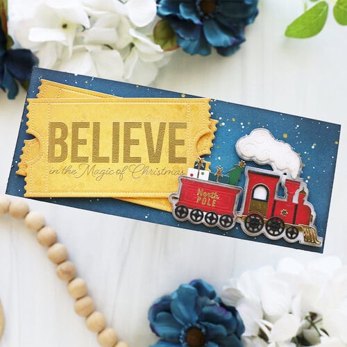 【額装セット】【DEATH NYC】SNOOPY＆Wood Stock Cook Decorative Die Set - Nested Stitched Tickets - Scrapbook.com