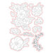 Scrapbook.com - Coordinating Die Set - Rose Blossoms