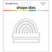 Scrapbook.com - Decorative Die Set - Rainbow Wishes