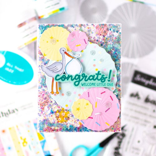 Scrapbook.com - Coordinating Die Set - Special Delivery