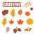 Scrapbook.com - Decorative Emboss and Die Set - Autumn Leaves