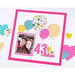 Scrapbook.com - Decorative Die Set - Bold Numbers with Flowers