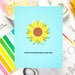 Scrapbook.com - Decorative Emboss and Die Set - Sunflower