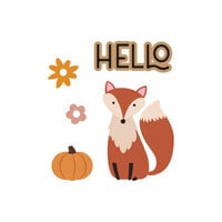 Scrapbook.com - Decorative Die Set - Cozy Autumn - Fox