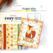 Scrapbook.com - Decorative Die Set - Cozy Autumn - Fox