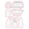 Scrapbook.com - Coordinating Die Set - Christmas Gnomes