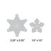 Scrapbook.com - Decorative Die Set - Mini Snowflakes