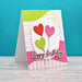 Scrapbook.com - Decorative Die Set - Mini Heart Balloons