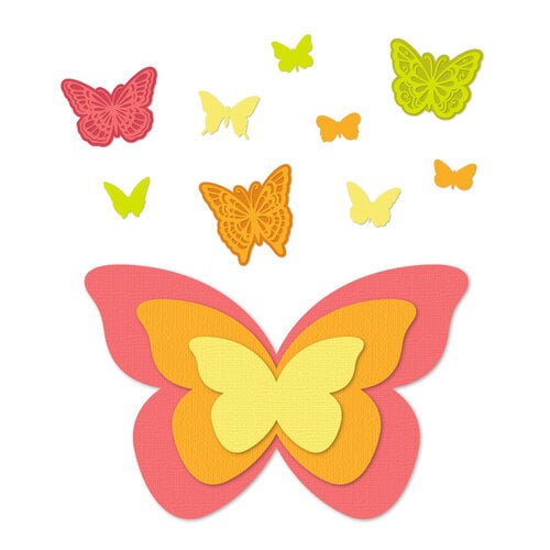 Scrapbook.com - Decorative Die Set - Ultimate Butterfly Bundle