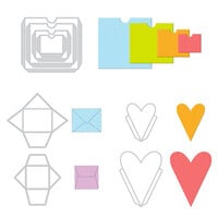 Scrapbook.com - Decorative Die Set - DIY Pocket Bundle