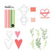 Scrapbook.com - Decorative Die Set and Paper Crafting Kit - Love Notes