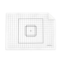 Scrapbook.com - Project Grip with Grids - Double Sided Silicone Craft Mat - White - Large - 24x18