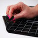 Scrapbook.com - Project Grip with Grids - Double Sided Silicone Craft Mat - Black - Medium - 14x14