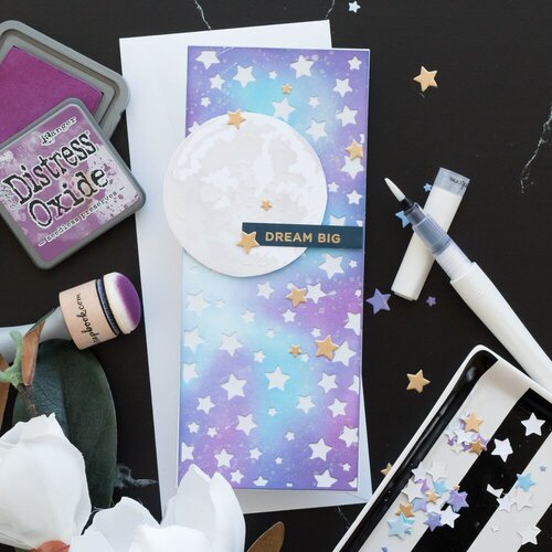Scrapbook.com - Decorative Die - Slimline - Stars