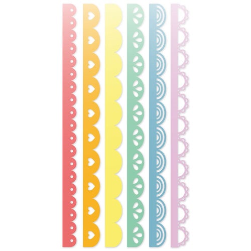 ZFPARTY Easter Slimline Borders Metal Cutting Dies Stencils for