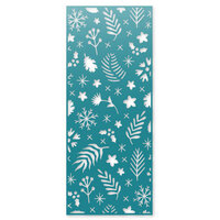 Scrapbook.com - Decorative Die Set - Slimline - Winter Floral