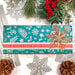 Scrapbook.com - Decorative Emboss and Die Set - Stitched Border Strips - Christmas