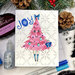 Scrapbook.com - Photopolymer Stamp Set and Coordinating Die - Christmas Trees