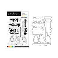 Scrapbook.com - Decorative Die and Photopolymer Stamp Set - Sweet Christmas