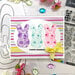 Scrapbook.com - Decorative Die and Photopolymer Stamp Set - Hippity Hoppity and Nested Peeps